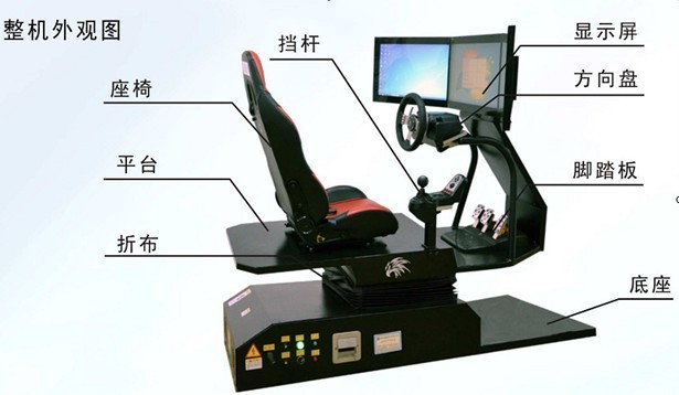 4D動(dòng)感汽車(chē)駕駛模擬器